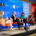 Doro­thea Baltruks beim Health Care Sum­mit von POLITICO