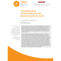 Streng­thening sus­taina­bi­li­ty in the phar­maceu­ti­cal sec­tor